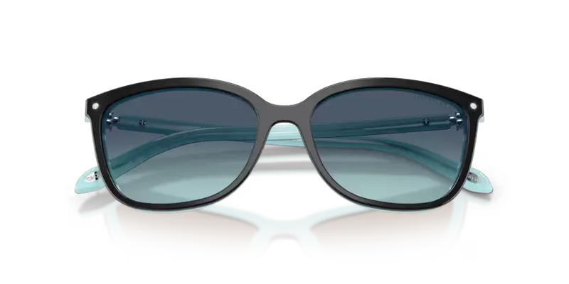 Tiffany & Co. Sunglasses Square Black on Tiffany Blue TF4105HB 81939S