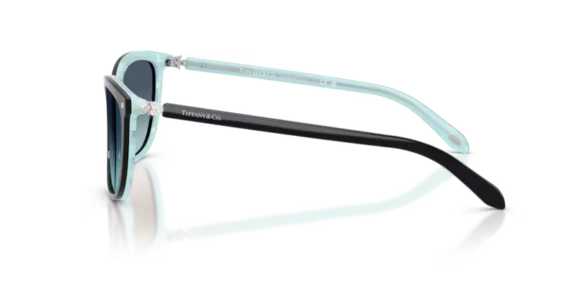 Tiffany & Co. Sunglasses Square Black on Tiffany Blue TF4105HB 81939S