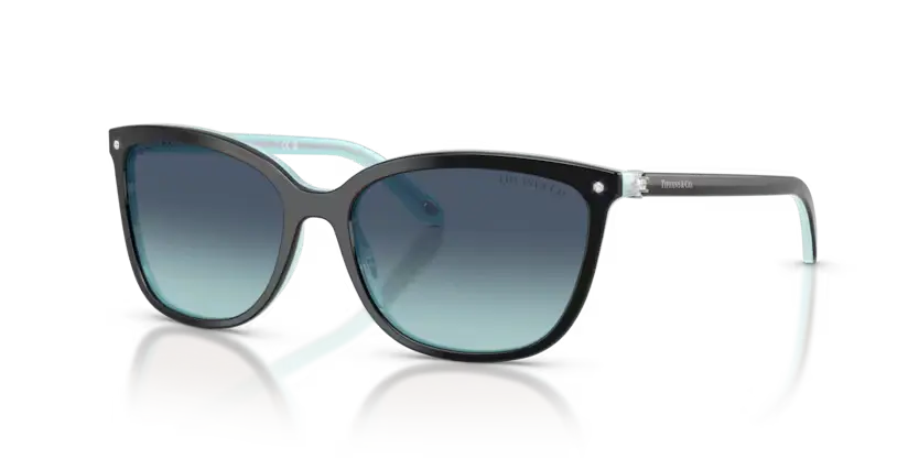 Tiffany & Co. Sunglasses Square Black on Tiffany Blue TF4105HB 81939S