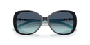Tiffany & Co. Sunglasses Butterfly Black on Tiffany Blue TF4121B 80559S
