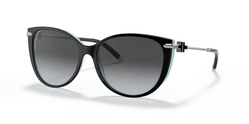 Tiffany & Co. Sunglasses Cat-Eye Black Frame Polarised Lens TF4178 8055T3