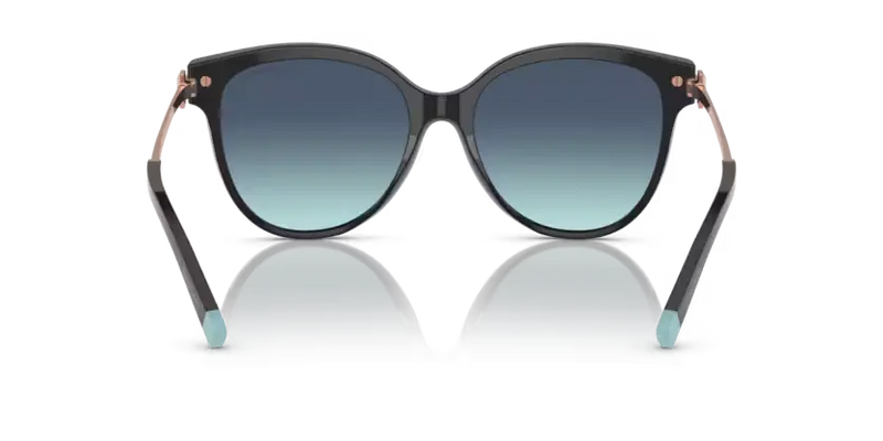 Tiffany & Co. Sunglasses Pillow Black Frame Blue Lens TF4193B 80019S
