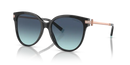 Tiffany & Co. Sunglasses Pillow Black Frame Blue Lens TF4193B 80019S Tiffany & Co.