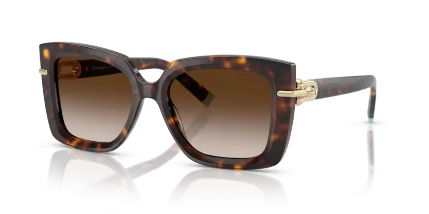 Tiffany & Co. Sunglasses Butterfly Havana Frame TF4199 80153B