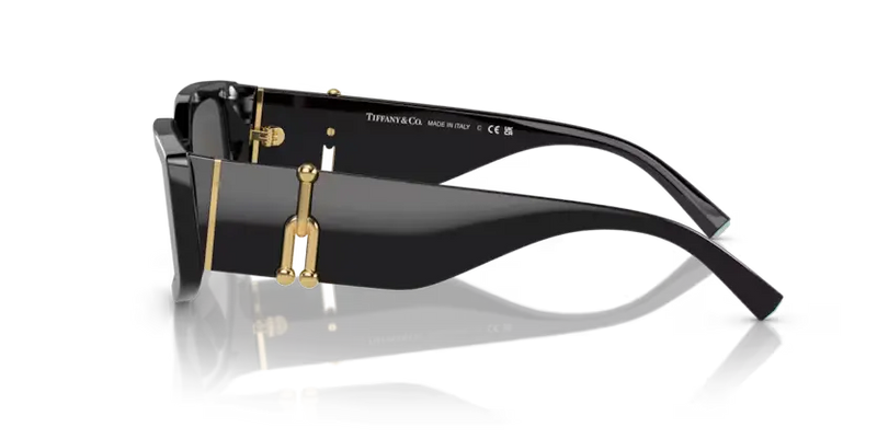 Tiffany & Co. Ladies Sunglasses Rectangle Black Frame TF4208U 8001S4
