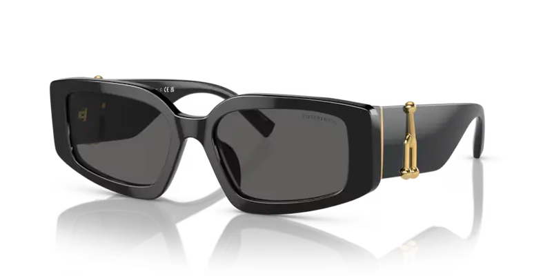 Tiffany & Co. Ladies Sunglasses Rectangle Black Frame TF4208U 8001S4