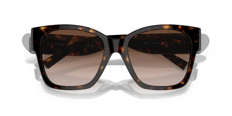 Tiffany & Co. Sunglasses Square Havana Frame TF4216 80153B