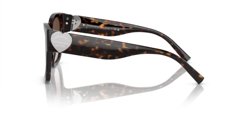Tiffany & Co. Sunglasses Square Havana Frame TF4216 80153B