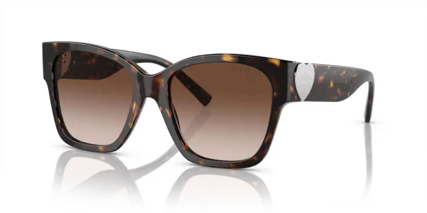 Tiffany & Co. Sunglasses Square Havana Frame TF4216 80153B