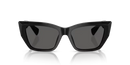 Tiffany & Co. Ladies Sunglasses Cat Eye Black Frame Grey Lens TF4230 8001S4