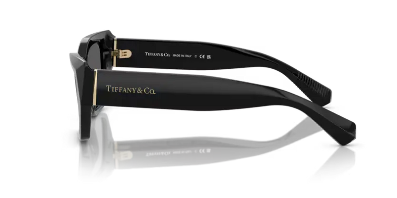 Tiffany & Co. Ladies Sunglasses Cat Eye Black Frame Grey Lens TF4230 8001S4