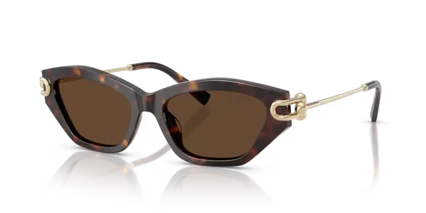 Tiffany & Co. Ladies Sunglasses Cat Eye Havana Frame TF4231U 80153G