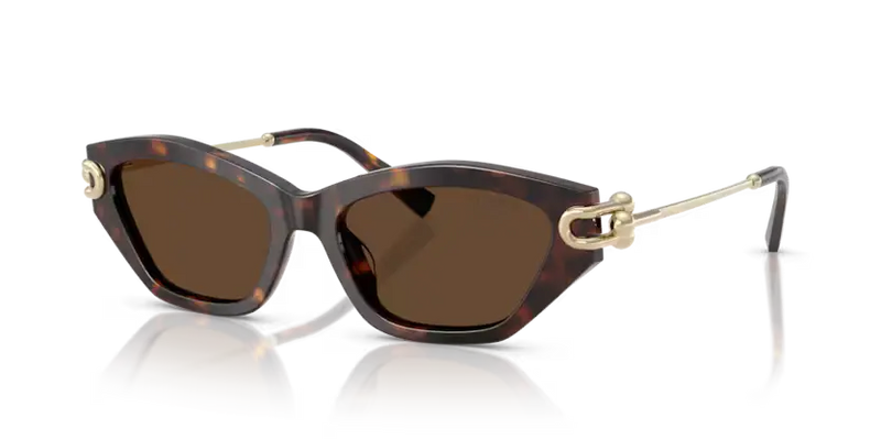 Tiffany & Co. Ladies Sunglasses Cat Eye Havana Frame TF4231U 80153G