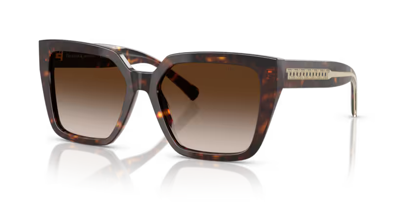 Tiffany & Co. Sunglasses Square Havana Frame TF4235 80153B