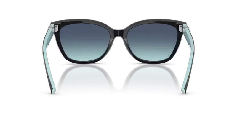 Tiffany & Co. Sunglasses Cat Eye Black Frame Blue Lens TF4237B 80019S