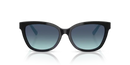 Tiffany & Co. Sunglasses Cat Eye Black Frame Blue Lens TF4237B 80019S