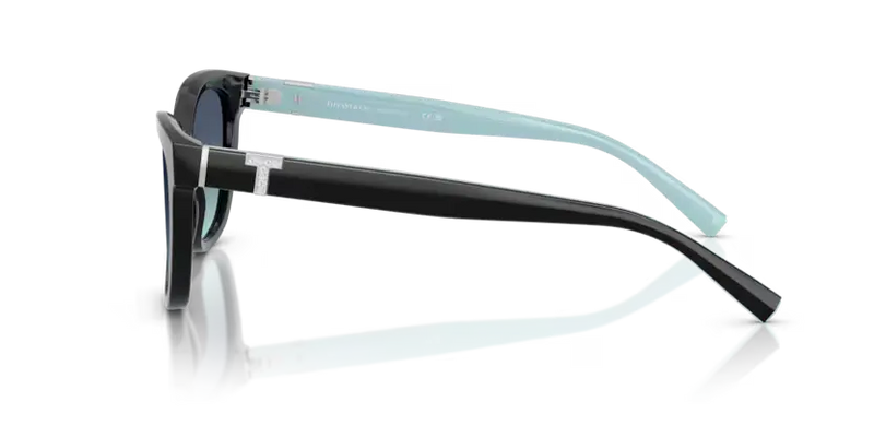 Tiffany & Co. Sunglasses Cat Eye Black Frame Blue Lens TF4237B 80019S