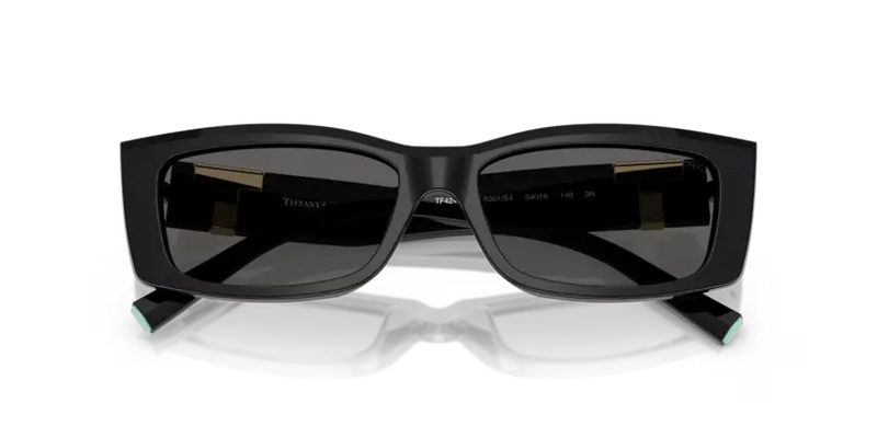 Tiffany & Co. Ladies Sunglasses Rectangle Black Frame TF4240U 8001S4