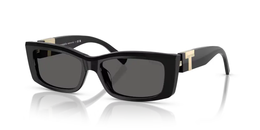 Tiffany & Co. Ladies Sunglasses Rectangle Black Frame TF4240U 8001S4