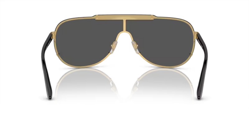 Versace Sunglasses Pilot Gold Frame Dark Grey Lens VE2140 100287