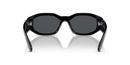 Versace Sunglasses Irregular Black Frame Grey Lens VE4361 542287
