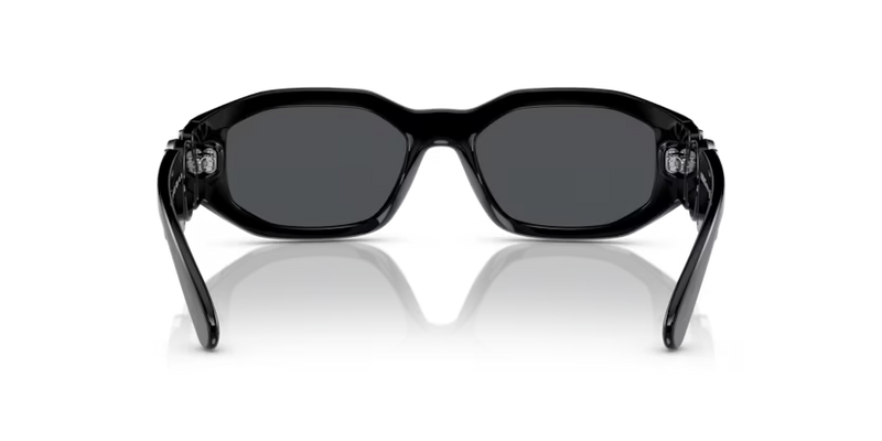 Versace Sunglasses Irregular Black Frame Grey Lens VE4361 542287