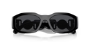 Versace Sunglasses Irregular Black Frame Grey Lens VE4361 542287