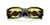 Versace Sunglasses Irregular Black Frame Yellow Lens VE4361 GB1/85