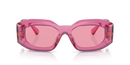 Versace Sunglasses Irregular Transparent Pink Frame VE4425U 5452184