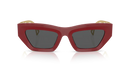 Versace Sunglasses Cat-Eye Red Frame Dark Grey Lens VE4432U 538887