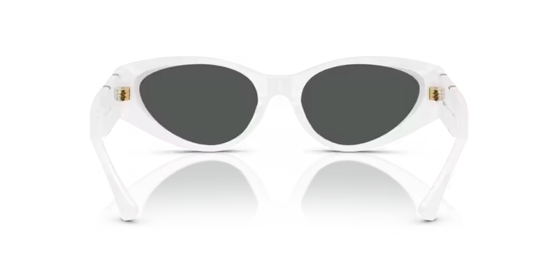 Versace Sunglasses Cat-Eye White Frame Grey Lens VE4454 314/87