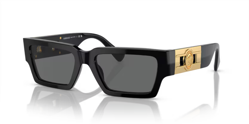Versace Sunglasses Rectangle Black Frame VE4459 GB1/87