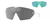 Versace Sunglasses Irregular Crystal Frame Interchangeable Lens VE4461 148/6V
