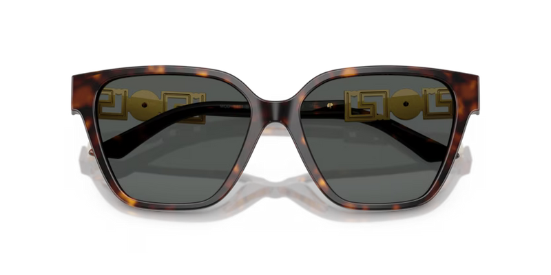 Versace Sunglasses Butterfly Havana Frame Grey Lens VE4471B 108/87