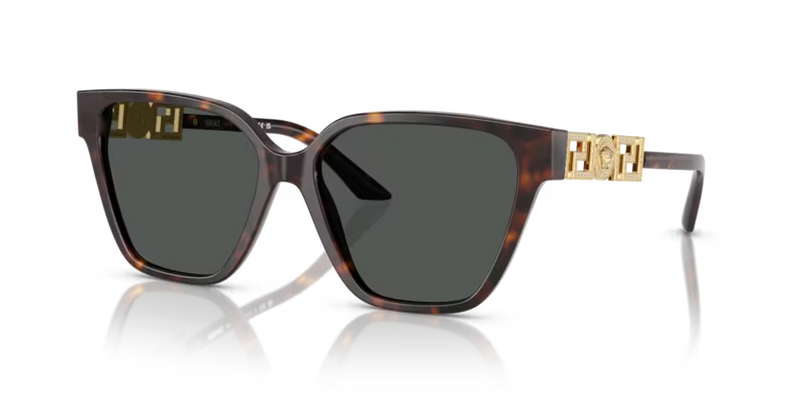Versace Sunglasses Butterfly Havana Frame Grey Lens VE4471B 108/87