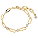 Round Diamond Paperclip Bracelet 1CT Yellow Gold CLR2001-G