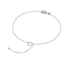 Round Double Diamond Halo Bracelet