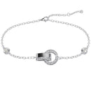 Interlocking Hoop Diamond Bracelet