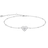 Diamond Heart Motif Bracelet DiamondStatus