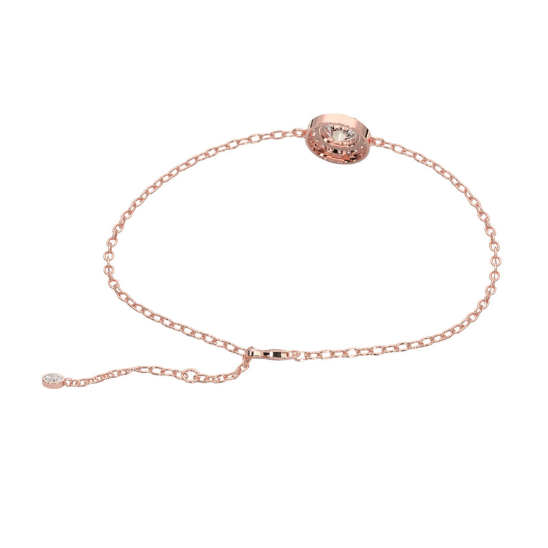 Round Diamond Halo Bracelet