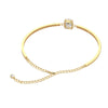 Emerald Diamond Pavé Bar Bangle DiamondStatus