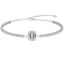 Emerald Diamond Pavé Bar Bangle