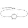 Diamond Pavé Circle Bracelet DiamondStatus