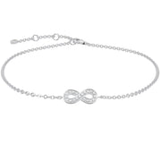 Infinity Diamond Pavé Bracelet DiamondStatus