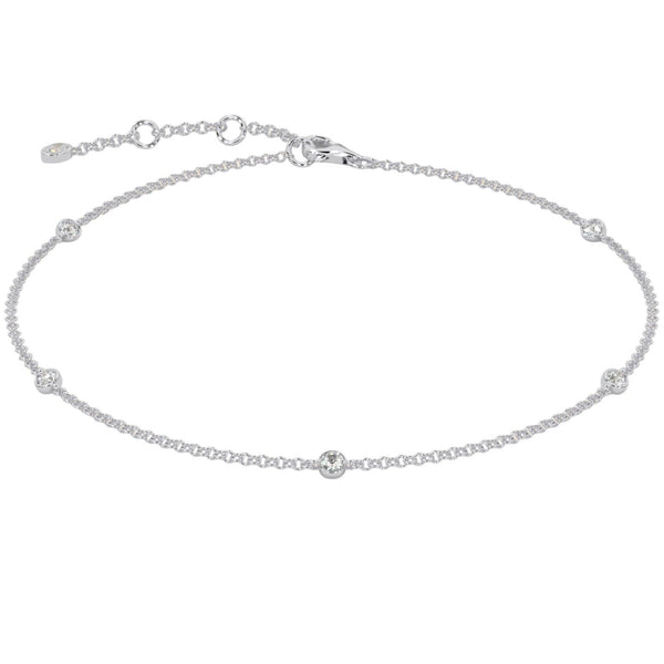 Round Scatter Diamond Bracelet