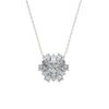 Snowflake Diamond Cluster Pendant DiamondStatus