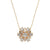 Snowflake Diamond Cluster Pendant