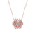 Snowflake Diamond Cluster Pendant