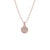 Round Diamond Cluster Pendant