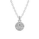 Round Diamond Cluster Pendant